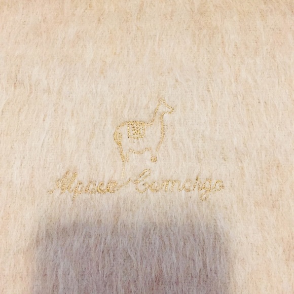 Alpaca wool scarf - Picture 3 of 4